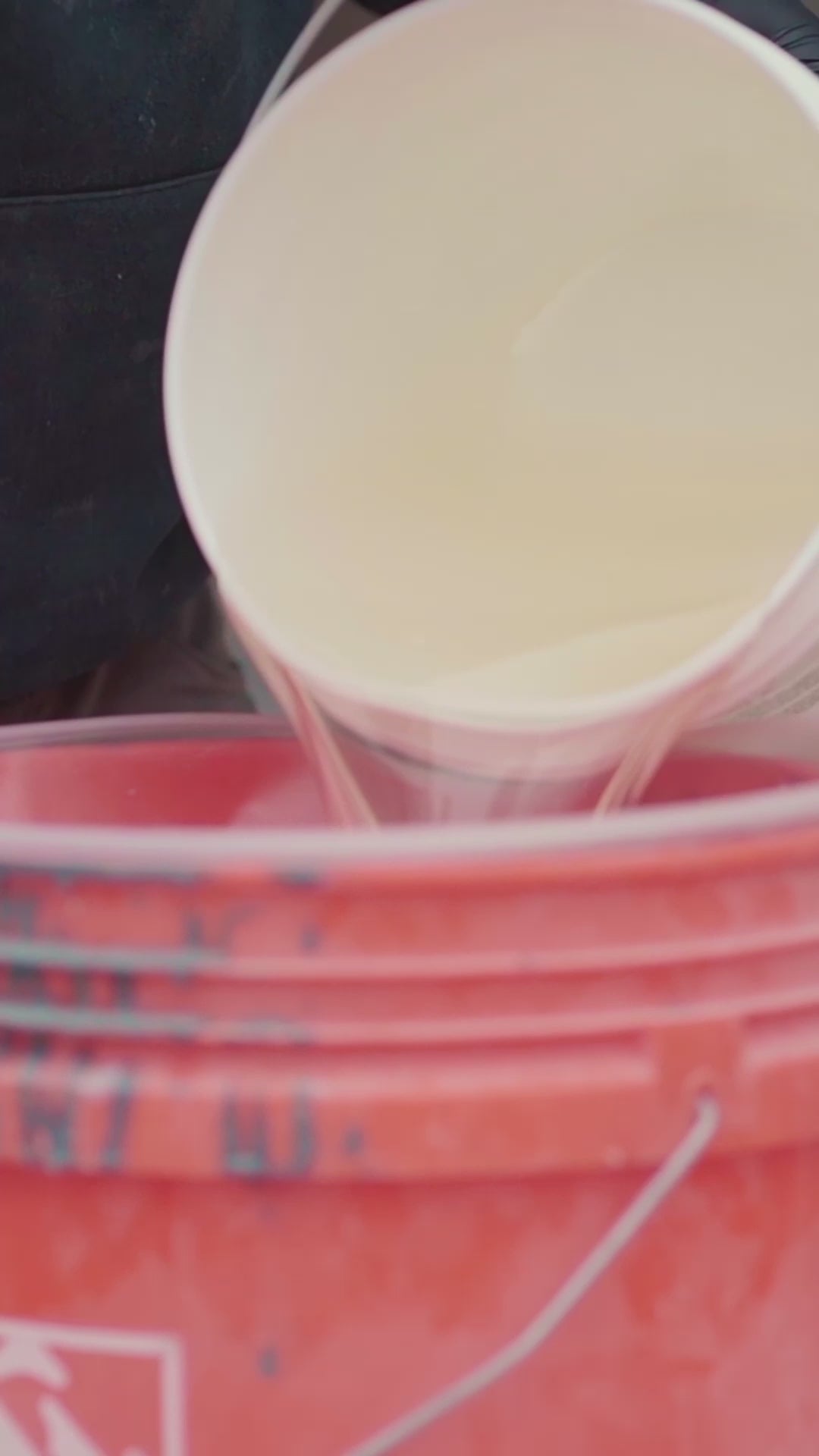 5 gallon bucket liner and drill mixer