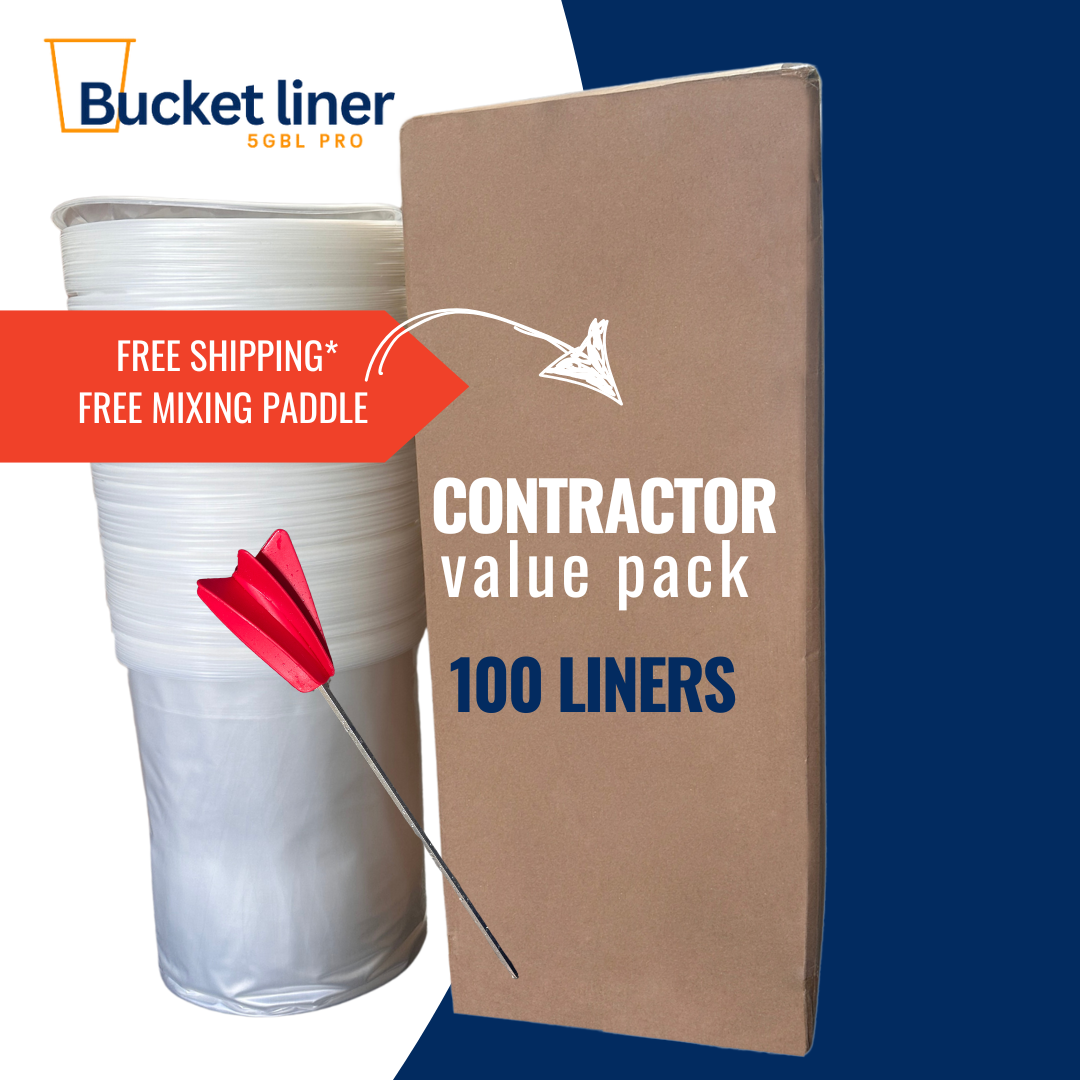 Box of 5Gallon Bucket liners for Home Depot and Lowes Buckets
