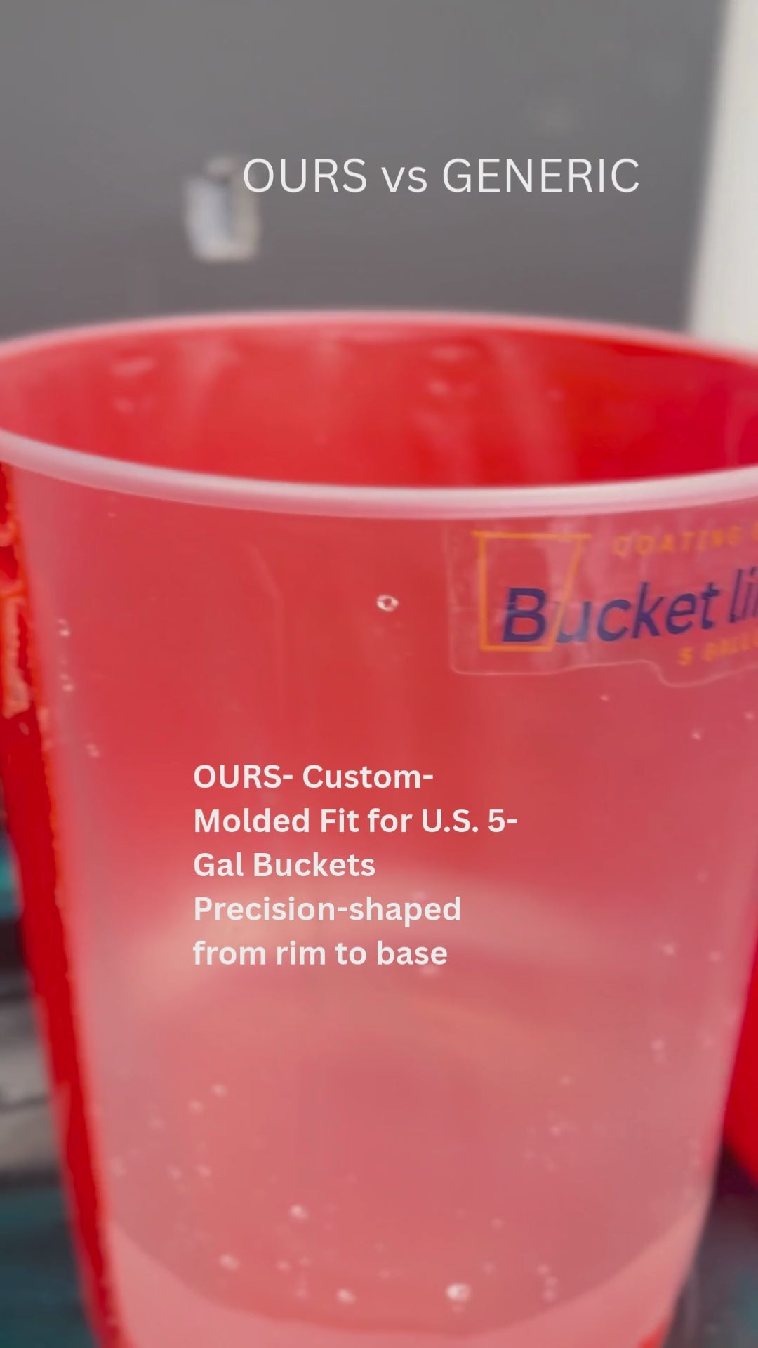 comparing 5 gallon bucket liner pro vs generic amazon disposable liners 